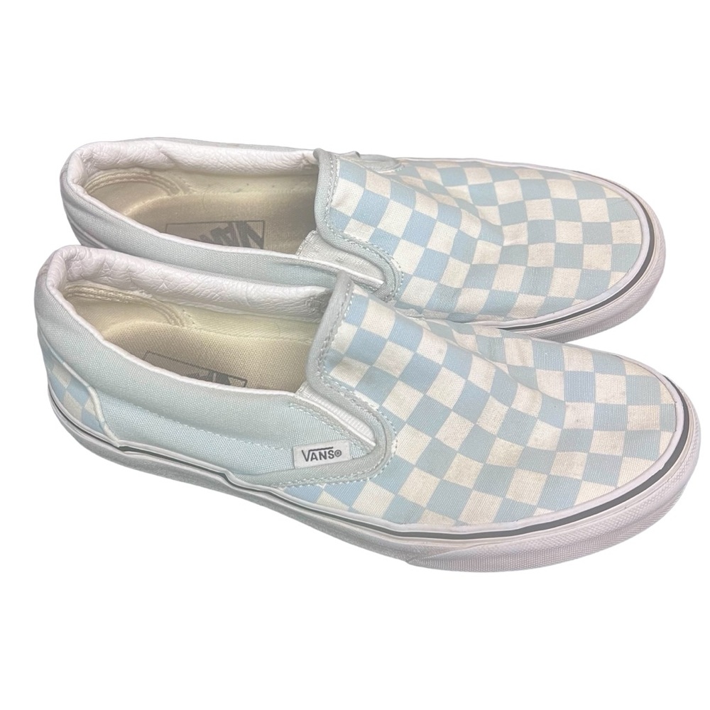 Vans Blue and white checkered size 8 Women’s 6.5 Men’s